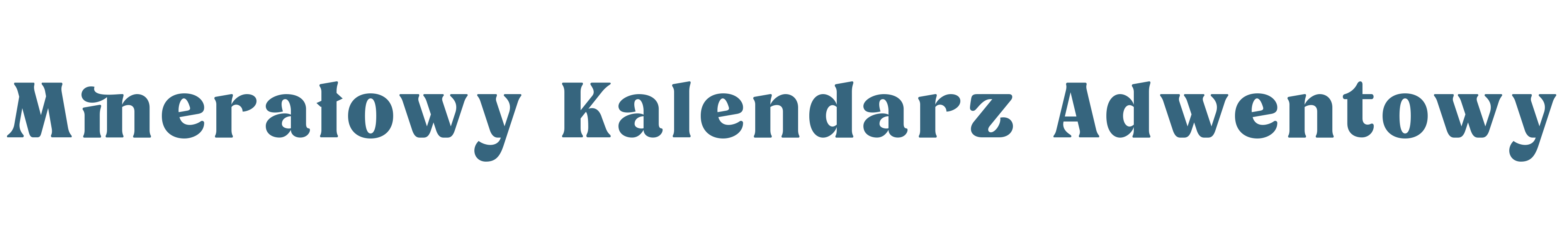 Mineralowy Kalendarz